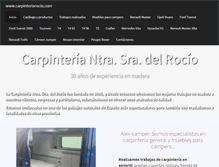 Tablet Screenshot of carpinteriarocio.com